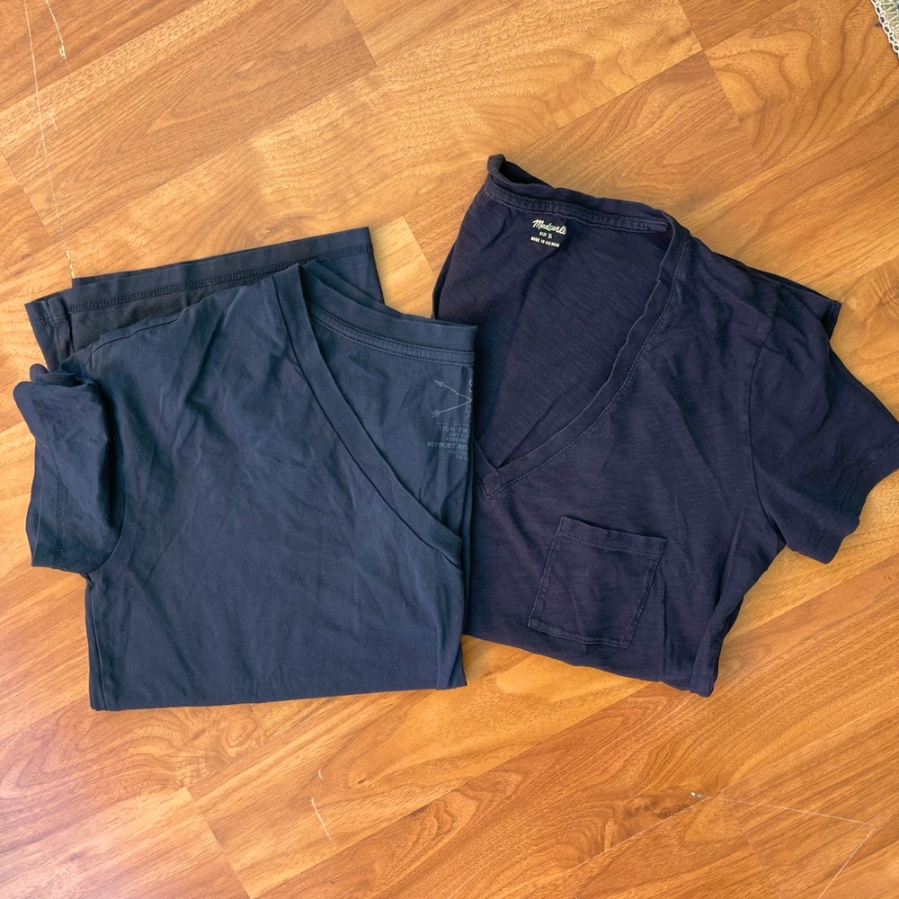 Two tees Madewell/Detroit Dirty